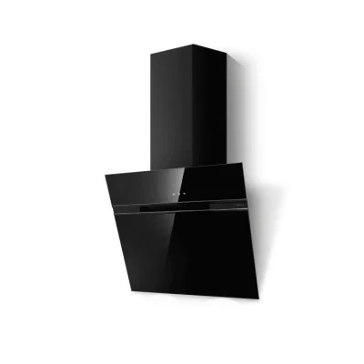 Elica Cappa aspirante a parete STRIPE @ BL/A/60 PRF0199704 finitura vetro nero da 60 cm