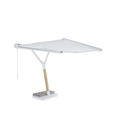 Unopiù Ombrellone manuale SALENTO in acciaio e legno con telo in tessuto acrilico da 300x250 cm - IN PROMOZIONE FINO AL 6/07