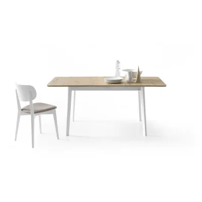 Connubia Tavolo allungabile Dine CB4094-R 120 con struttura in faggio e piano in nobilitato da 120(170)x80 cm