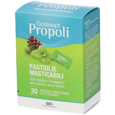 Golasept Propoli e Vitamina C Gusto Balsamico 20 Compresse Masticabili
