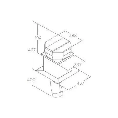 Elica: GME motore esterno tetto piatto KIT0147881