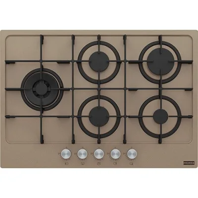 Franke: Piano cottura a gas Maris 750 FHMA 755 4G DCL OY C 106.0572.276 finitura oyster da 73 cm