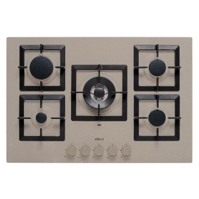 PRONTA CONSEGNA - Elleci Piano cottura a gas PLANO 75 PGSP75143CS finitura G43 tortora da 75 cm