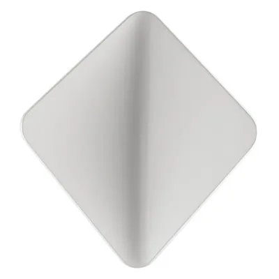 Applique LED in alluminio laccato bianca 2x3w 540lm 4000k 17,5x8x19,7cm