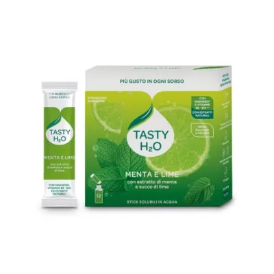 TASTY H2O MENTA E LIME 12 STICK