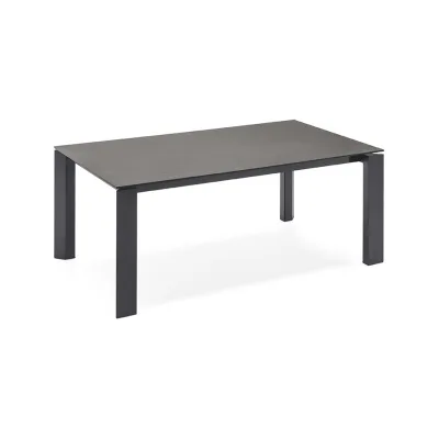 Connubia Tavolo allungabile Gate CB4088-R 180 con struttura in metallo e piano in ceramica da 180(240)x100 cm