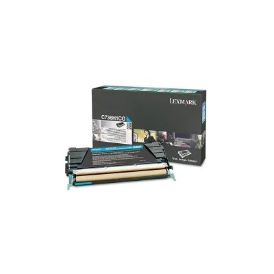 Toner ORIGINALE LEXMARK C736 X 736 X738 C736H1CG CIANO 10K