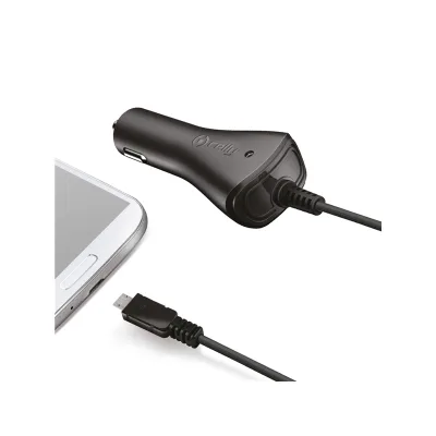 CELLY MICROUSB CAR CHARGER 5W BLACK CCMICRO