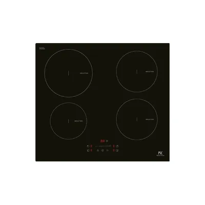 Master Kitchen Piano cottura a induzione MKHI 64 E BK in vetroceramica nero da 60 cm