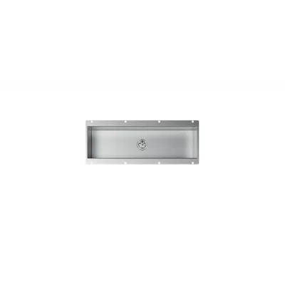 Foster Canale attrezzato 3024 880 finitura acciaio inox da 43.8x17 cm