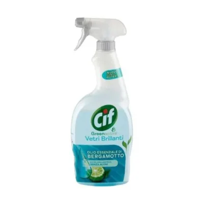 Cif Greenactive Vetri Brillanti Olio Essenziale Di Bergamotto 650 Ml