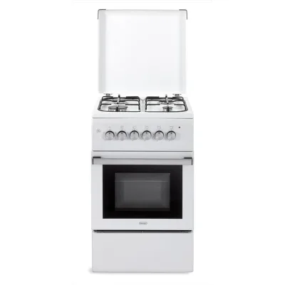 De Longhi Cucina a libera installazione DL554EW2 a 4 fuochi e forno elettrico finitura bianco da 50 cm