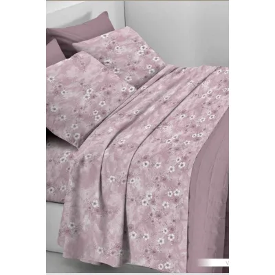 Completo lenzuola in flanella Sogno - Zambaiti TORTORA / matrimoniale 270x300/180x200+27/2federe 52x82cm