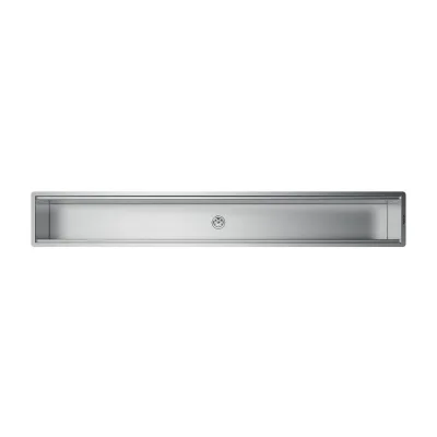Foster Canale attrezzato 3026 800 finitura acciaio inox da 115x17 cm