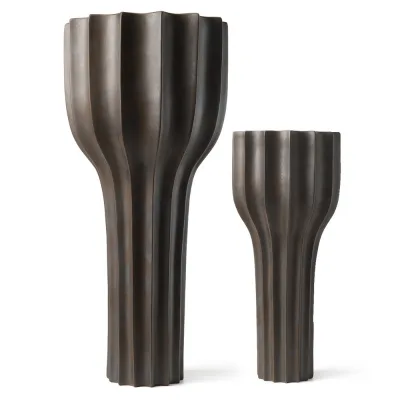 Adriani & Rossi Vaso Line small in ceramica opaca smaltata