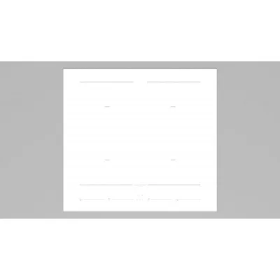 Fulgor Piano cottura a induzione FCH 604 ID TS WH in vetroceramica bianco lucido da 60 cm
