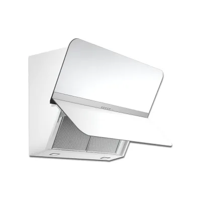 Falmec Cappa a parete Flipper finitura vetro bianco satinato da 55 cm