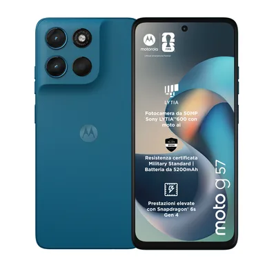 MOTOROLA MOTO G57 5G DUAL SIM 6.72" OCTA CORE 256GB RAM 8GB 5G ITALIA CORSAIR GREEN