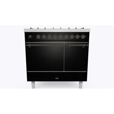 Ilve Cucina PD09N da incasso Nostalgie PD09PQNE3 doppio forno cieco e piano cottura 4 fuochi con pescera da 90 cm - IN PROMOZIONE FINO AL 6/07