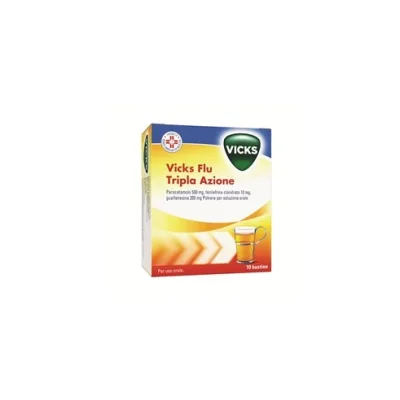 VICKS FLU TRIPLA AZIONE POLVERE 10 BUSTINE