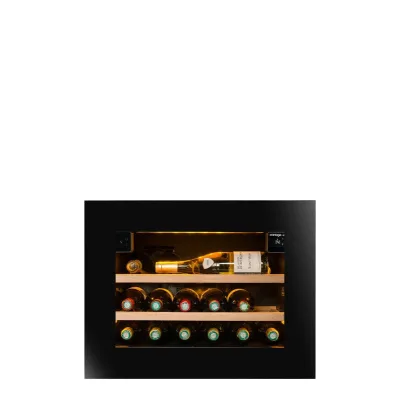 Avintage Cantinetta vino a colonna da incasso AVI45PLATINUM finitura nero da 60 cm