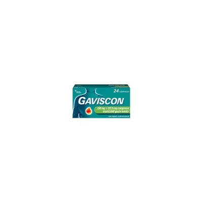 GAVISCON*24CPR MENT250+133,5MG