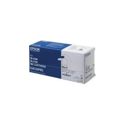 CARTUCCIA INCHIOSTRO ORIGINALE NERO EPSON SJIC33P C33S020655 C33S020700 TMJ7200 TMJ7700