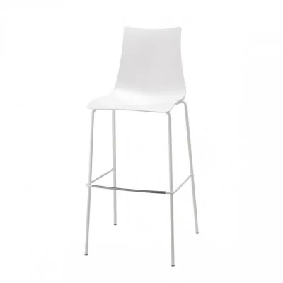 Scab Sgabello Zebra art. 2565 con struttura in metallo e scocca in tecnopolimero da h. 80 cm - CON VOUCHER 15% NEL CARRELLO