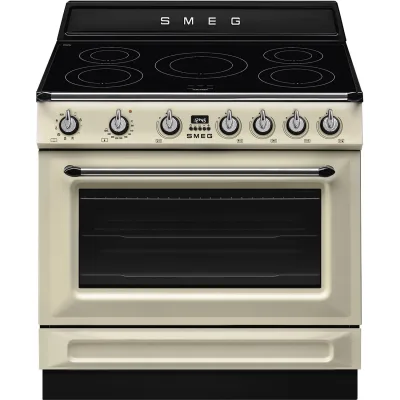 Smeg S Cucina TR90IMP con forno termoventilato e piano cottura induzione finitura panna da 90x60 cm - IN PROMOZIONE FINO AL 6/07
