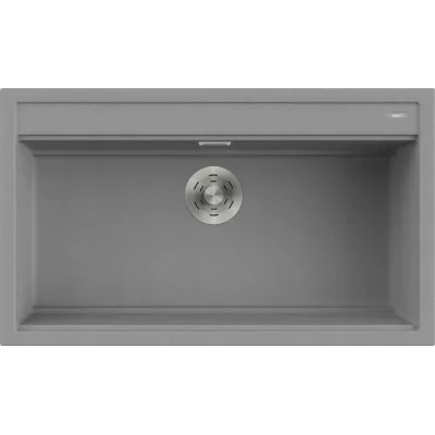 Elleci Lavello una vasca BEST 360 LGB36048 finitura composito G48 cemento da 86x51 cm