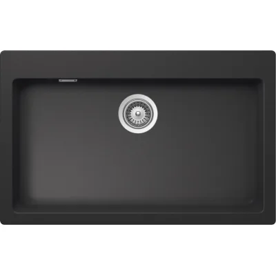 Schock Lavello una vasca PRIMUS N100XL PRIN100AP51 finitura antracite da 79x50 cm
