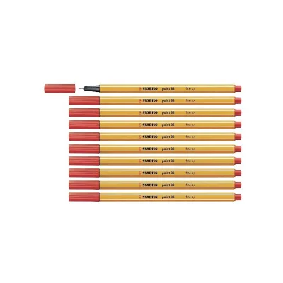 STABILO CF10 FINELINER POINT 88 ROSSO 88/40