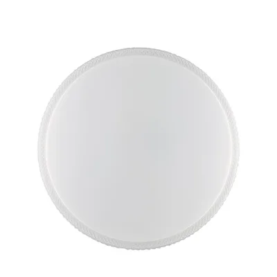 Plafoniera rotonda in acrilico bianco, 1 LED 24W, CCT, 39.5x39.5cm