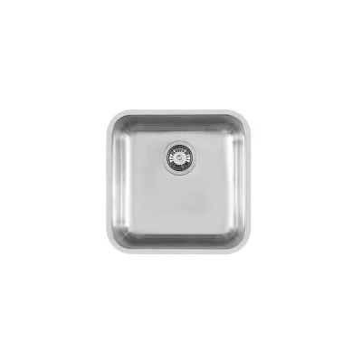 Foster Lavello una vasca 1840 850 finitura acciaio inox da 43.6x43.6 cm - IN PROMOZIONE FINO AL 30/06