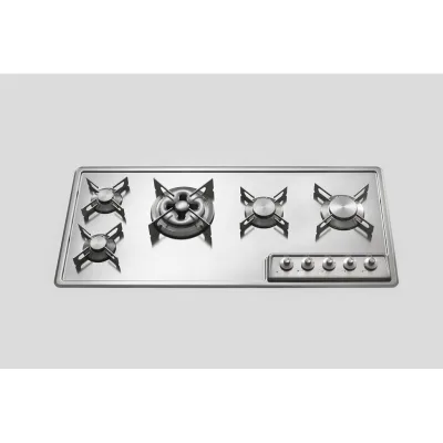 Alpes Piano cottura a gas F 499/4GTC in acciaio inox da 99 cm