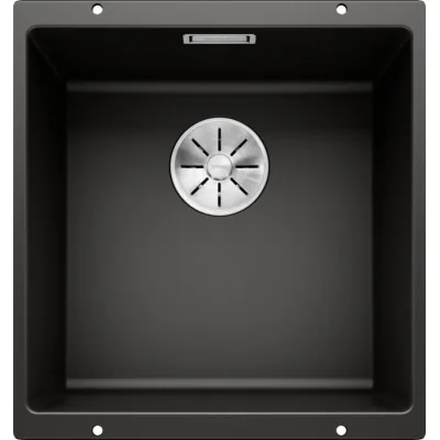 Blanco | Lavello una vasca SUBLINE 400-U 1525990 finitura nero da 43x46 cm - Sottotop