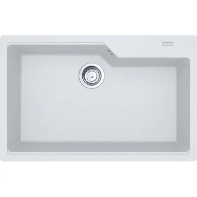 Franke: Lavello una vasca Vasche Sopratop Urban UBG 610-72 114.0686.803 finitura fragranite bianco da 78x50 cm
