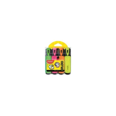 MAPED FLUO PEP S CLASSIC BS X4 742547