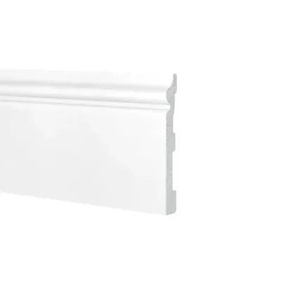 Battiscopa duropolimero ducale bianco 100x15x2000mm