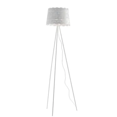 Piantana in metallo Bianco Bianca 3Xe14 40X168Cm