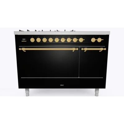Ilve Cucina P12N da incasso Nostalgie P12SQNE3 doppio forno cieco e piano cottura 5 fuochi con coupe de feu da 120 cm - IN PROMOZIONE FINO AL 6/07