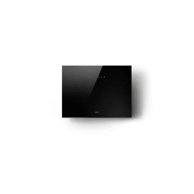 Elica Cappa filtrante a parete PLAT @ BL/F/55 PRF0164946A finitura vetro nero da 55 cm