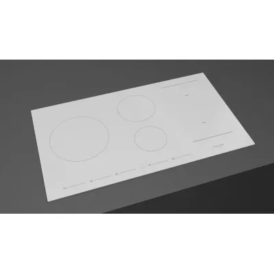 Fulgor Piano cottura a induzione FSH 905 ID TS WH 1 in vetroceramica bianco da 90 cm