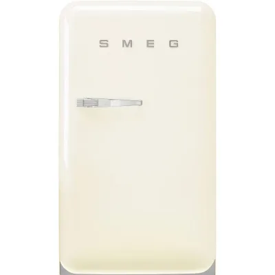 Smeg Frigorifero monoporta con cerniere a destra a libera installazione FAB10RCR6 finitura panna da 55 cm