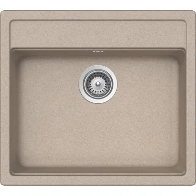 Schock Lavello una vasca NEMO N100 NEMN100058 finitura avena da 57x51 cm