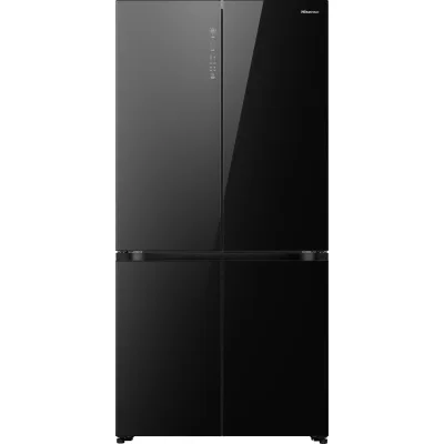Hisense: Frigorifero 4 porte a libera installazione RQ768N4GBE finitura nero da 91 cm