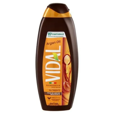 Vidal Argan Oil Bagnodoccia Nutriente Olio Di Argan Biologico 600 Ml