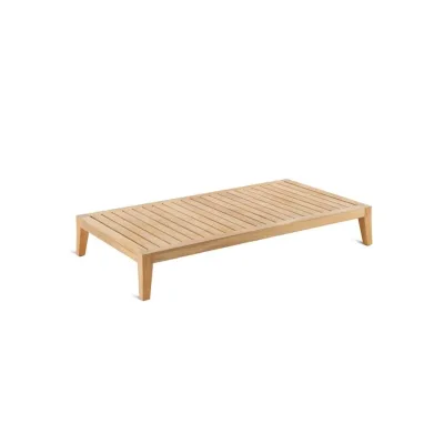Unopiù Tavolino fisso SYNTHESIS in teak da 155x85 cm - IN PROMOZIONE FINO AL 6/07