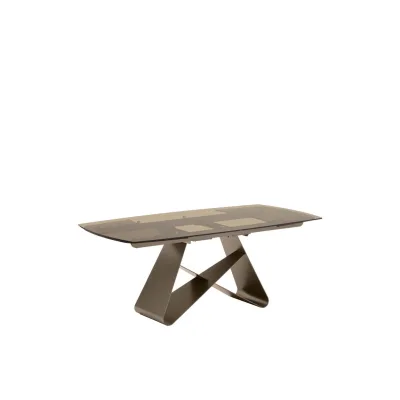 Connubia Tavolo allungabile Gemini CB4873-SG 200 con struttura in metallo e piano in vetro da 200(295)x100 cm - IN PROMOZIONE FINO ALL' 11/07