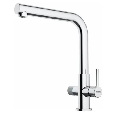 Franke: Miscelatore bicomando Lina Clear Water 2.0 120.0730.779 finitura cromato